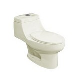 Inodoro elongado blanco hueso 1 pieza