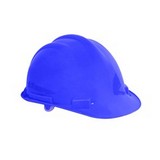 Casco de seguridad azul