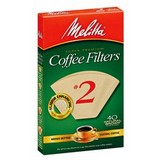 Filtros de papel para cafetera conico 6 tz - 100 unidades