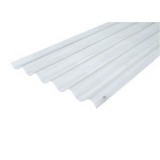 LAMINA PLASTICA CANAL PERFIL 7 3X8 PIES (0.91x2.43 m)TRANSPARENTE
