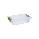 Caja organizadora pequena transparente/verde sterilite