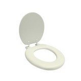 Tablero blanco hueso acolchonado para inodoro