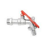 Llave de bola para chorro con rosca 1/2 pulg (12.70 mm)