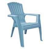 Silla plástica para niños de 58.42 x 46.35 x 60.32 cm color celeste