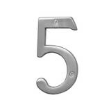 Numero 5 4 pulg satin niquel