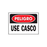 Rotulo use casco 32x33 cm