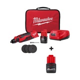 Kit - herramienta rotativa 12v+bateria recargable 12v 2.5ah
