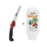 Kit - serrucho para podar + pasta selladora