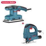 Kit - lijadora orbital 110v + sierra caladora 110v