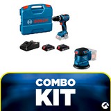 Kit - taladro percutor 1/2 + lijadora orbital