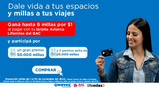 6LM x 1dólar con tarjetas Avianca LM BAC_nov2024